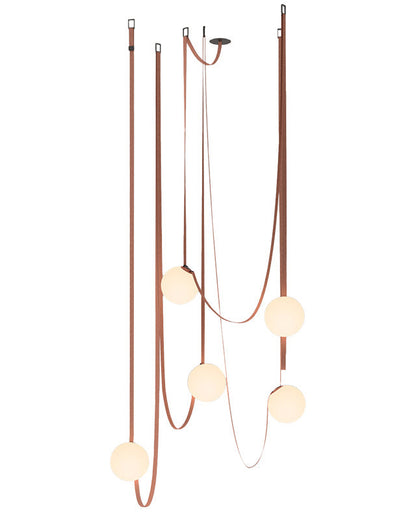 Luminis Belt Pendant Chandelier – Modular Multi-Light Statement Fixture