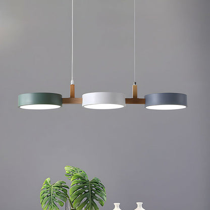 Nordic Trio Linear Pendant Lamp – Modern Island & Dining Light