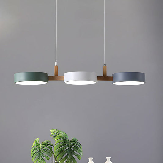 Nordic Trio Linear Pendant Lamp – Modern Island & Dining Light