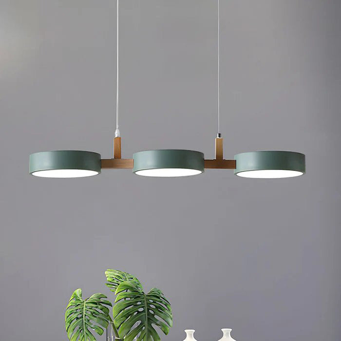 Nordic Trio Linear Pendant Lamp – Modern Island & Dining Light