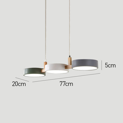 Nordic Trio Linear Pendant Lamp – Modern Island & Dining Light