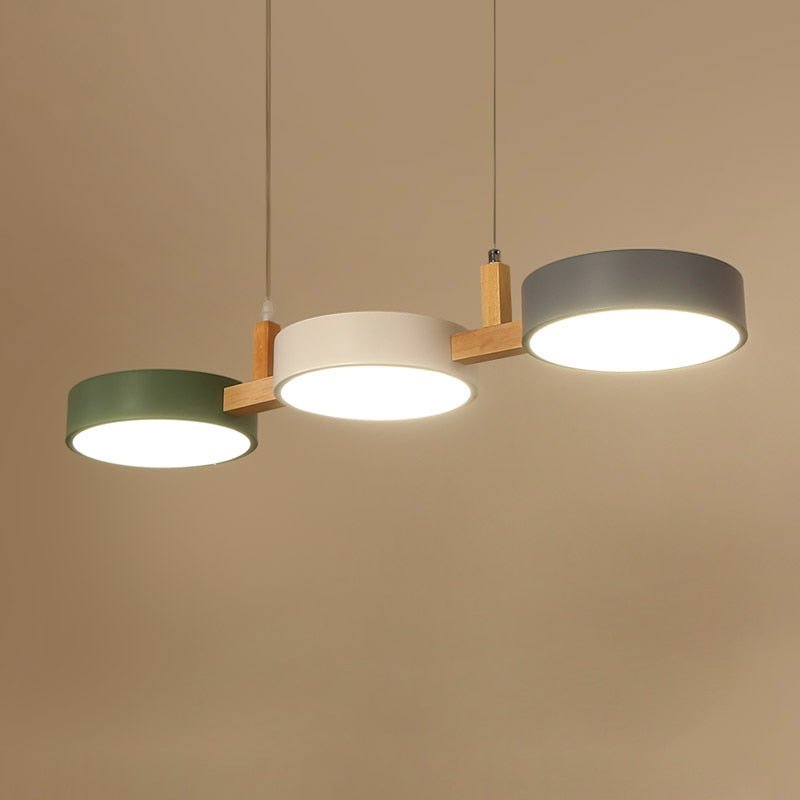 Nordic Trio Linear Pendant Lamp – Modern Island & Dining Light