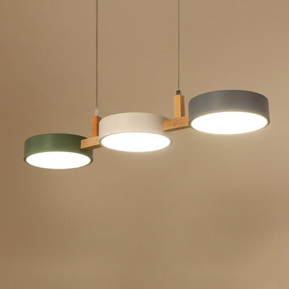 Nordic Trio Linear Pendant Lamp – Modern Island & Dining Light