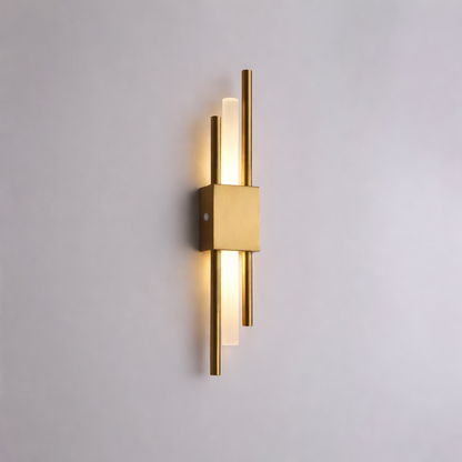 Modern Gold LED Wall Sconce Touch Dimmable Nordic Bedside Bedroom Left Right