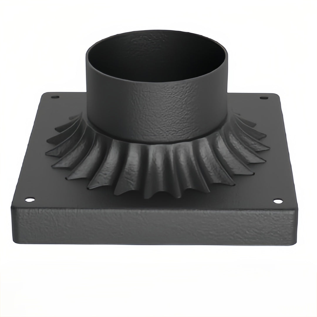 Retro Black Die-Cast Aluminum Path Light Frosted Glass 7W LED Outdoor IP55 Garden Gate