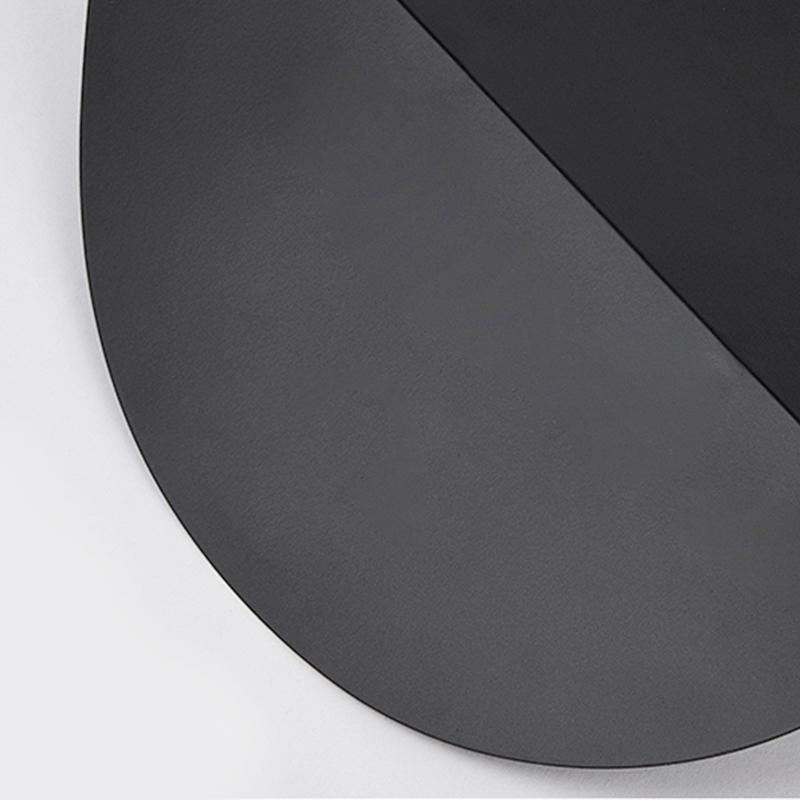 Leaf Shaped LED Wall Sconce Modern Organic Indoor Bedroom Hallway White Black