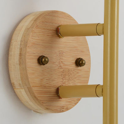 Freeform Bamboo Wall Sconce E26/E27 Natural Organic Sculptural Hardwired Indoor 18.9''