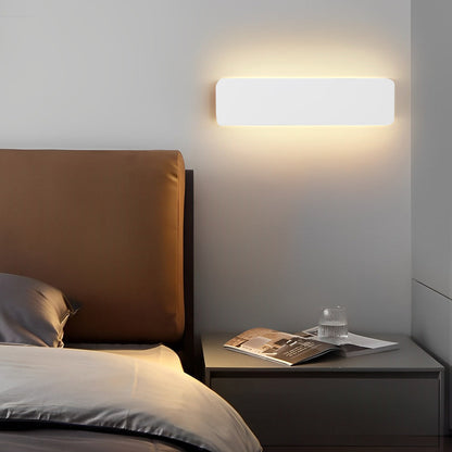 Adjustable COB LED Wall Sconce Aluminum 270° Rotation Hardwired Bedroom Hallway White