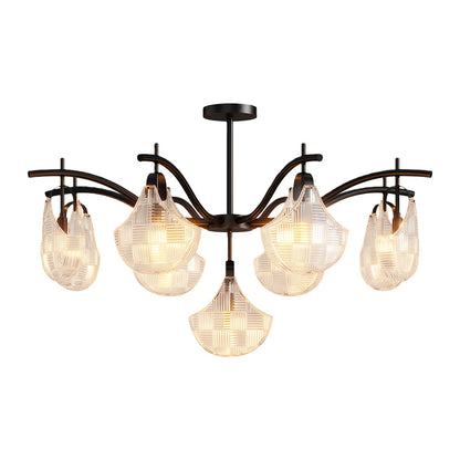 Shell Glass Chandelier