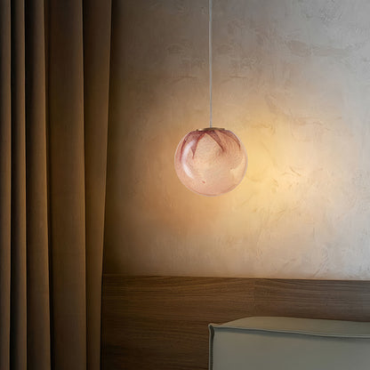 Glass Globe Mini Pendant Warm Tinted G9 Modern Minimalist 4.5 Inch