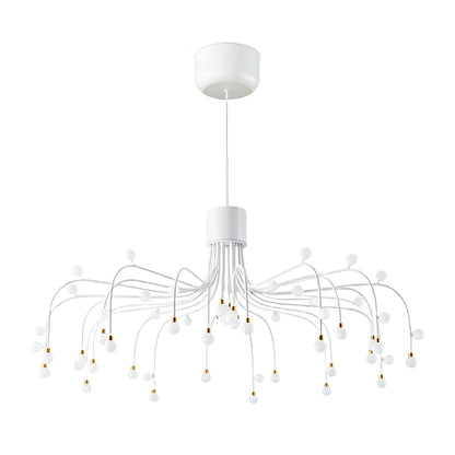 Modern Retro Chandelier Creative Adjustable Ceiling Light Black Gold White Nordic Style Dining Room Living Room