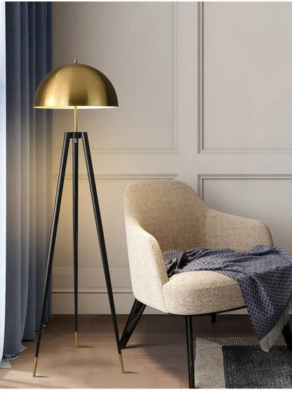 Mushroom Floor Lamp Luxury Tripod Bedside Floor Lamp