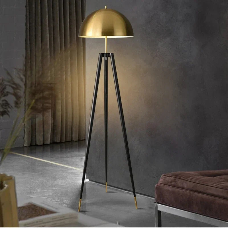 Mushroom Floor Lamp Luxury Tripod Bedside Floor Lamp