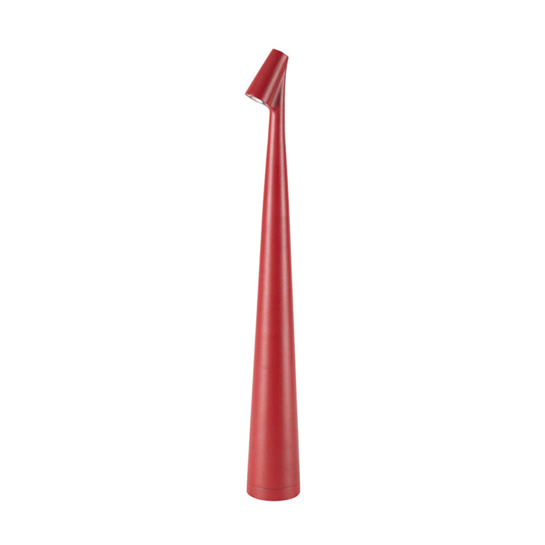 Cone Table Lamp Matte Aluminium Wireless Stepless Dimming Five Colours