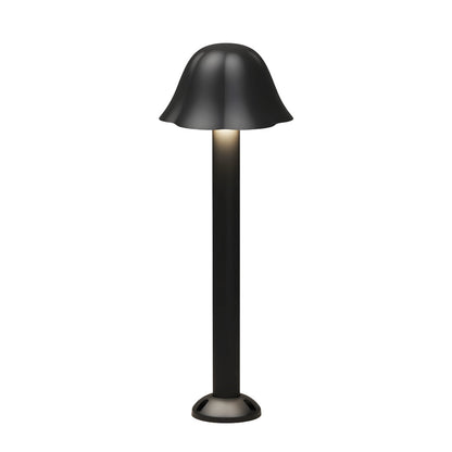 Mushroom Outdoor Path Light Black Aluminum Acrylic 12W LED Hardwired IP54 2 Styles