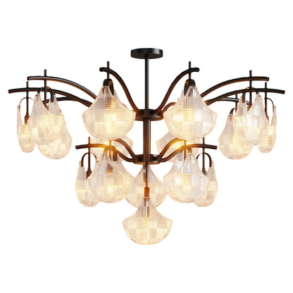 Shell Glass Chandelier