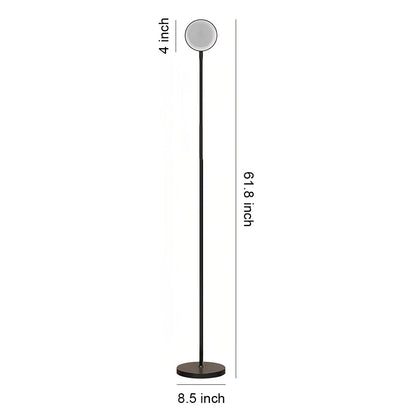 Floor Lamp LED Adjustable 360° Gooseneck Touch Dimmable USB Plug-in or Rechargeable Battery Black White Nordic Bedroom 62 Inch