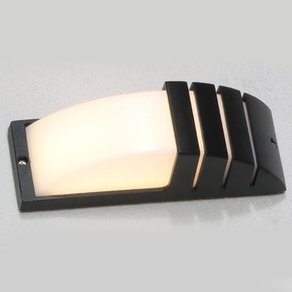 Modern LED Outdoor Wall Sconce Aluminum Acrylic Double Layer IP65 9W 85-265V Motion Sensor Black Balcony Terrace