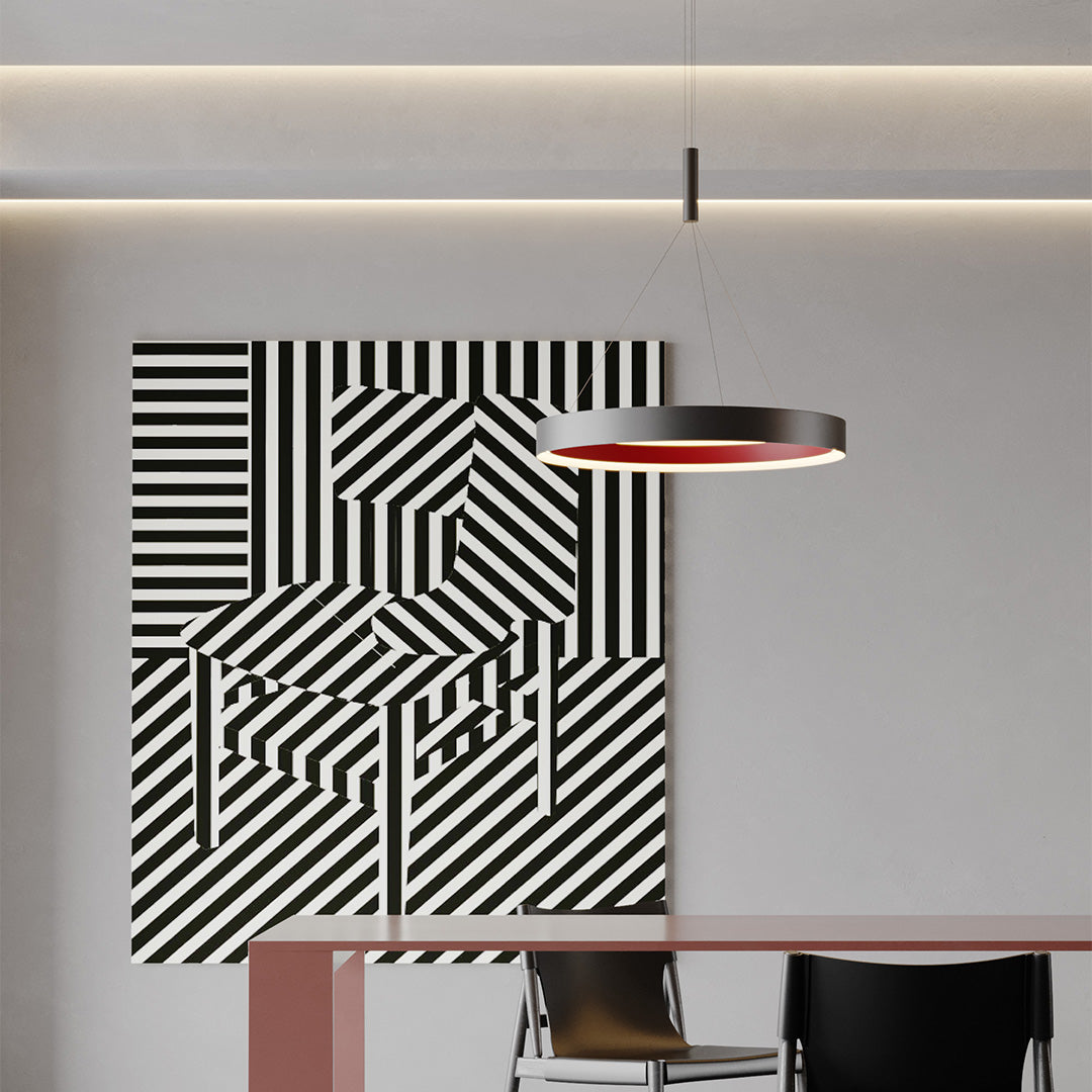 Modern Circular LED Ring Ceiling Chandelier
