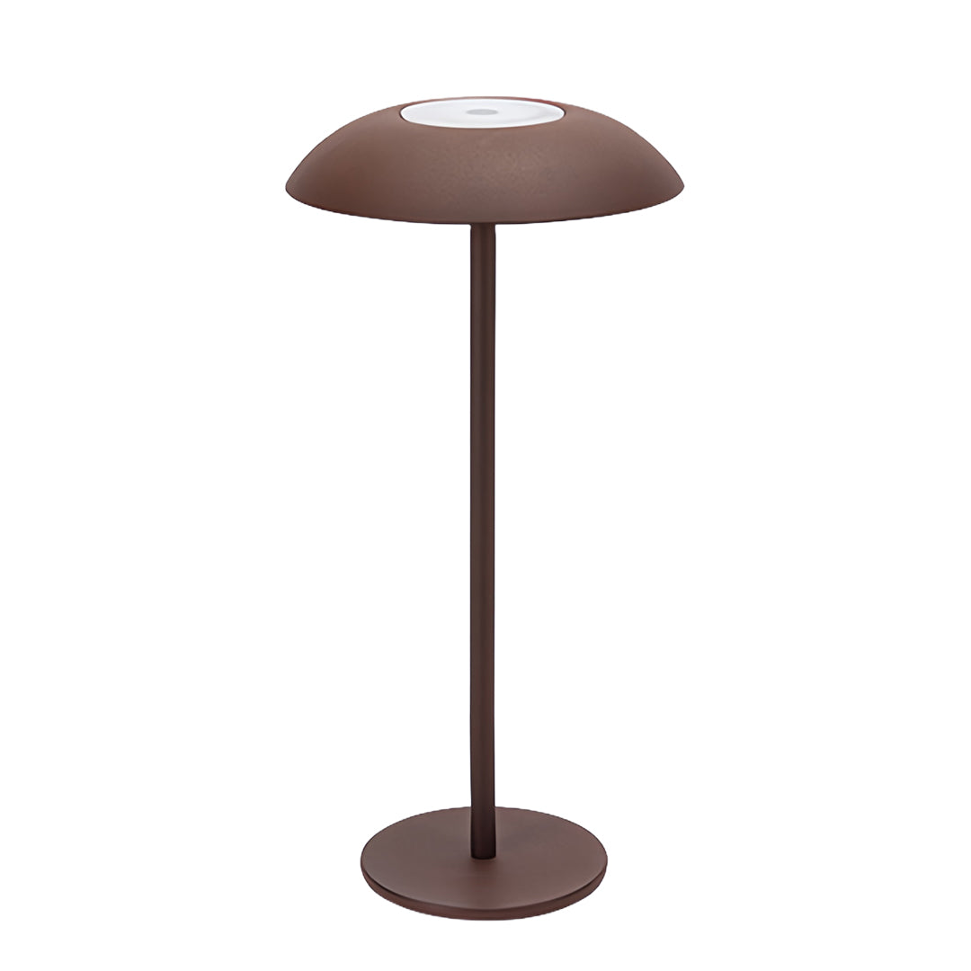 Minimalist Aluminium LED Table Lamp Remote Dimming Rechargeable Black White Brown