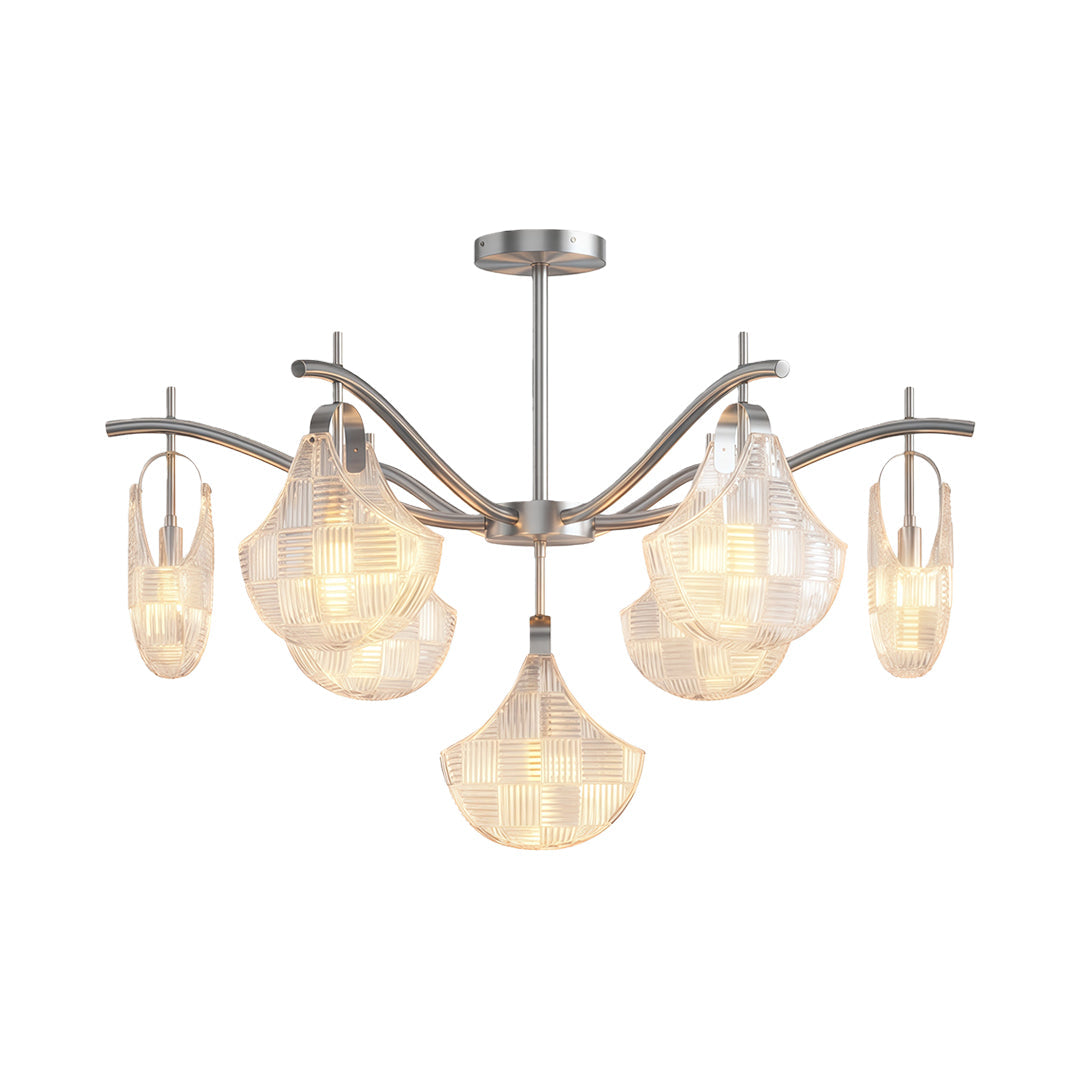 Shell Glass Chandelier