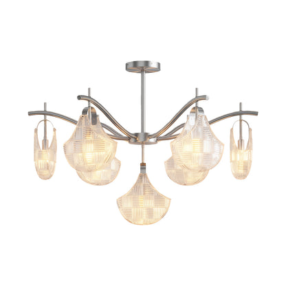 Shell Glass Chandelier