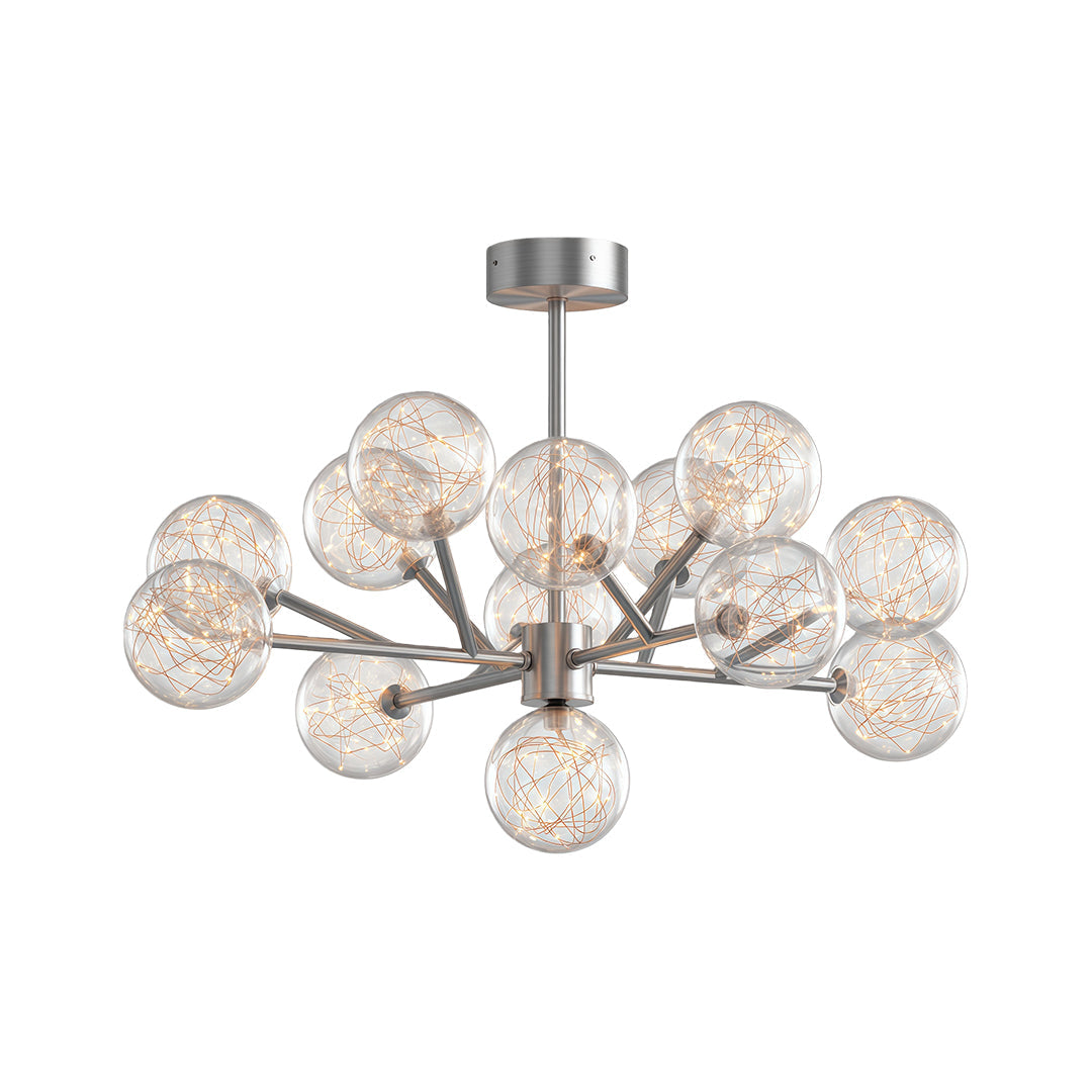Molecular Glass Globe Chandelier