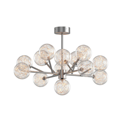 Molecular Glass Globe Chandelier