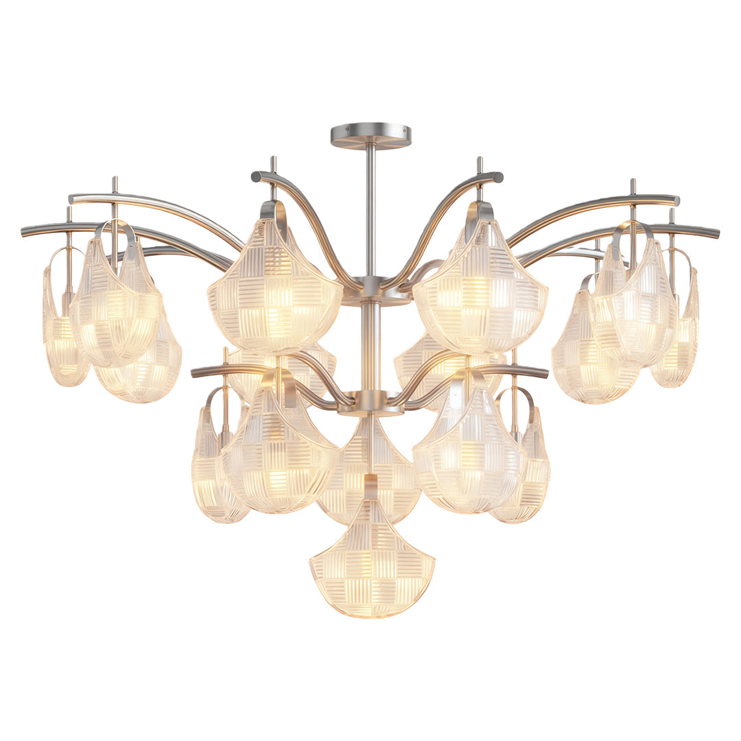Shell Glass Chandelier