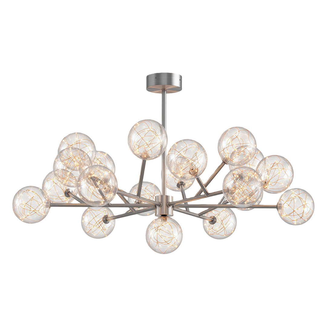 Molecular Glass Globe Chandelier
