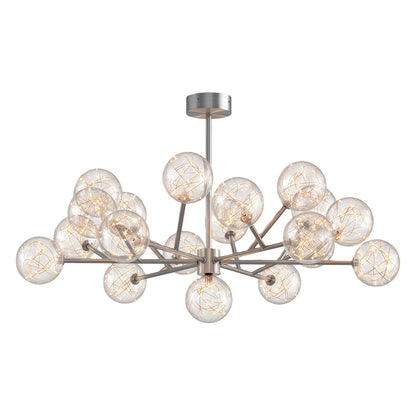 Molecular Glass Globe Chandelier