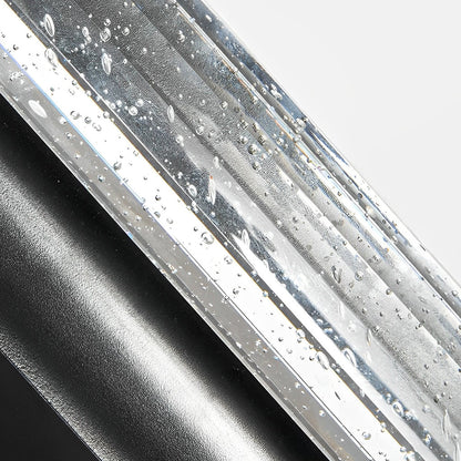 Modern Black Bubble Crystal Glass Outdoor Wall Sconce LED IP65
