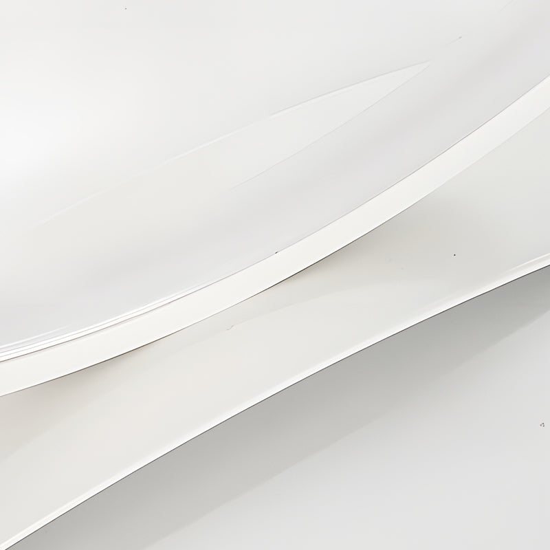 Modern Table Lamp C Shape Touch 3 Color Temp LED Silicone Shade Black White Bedside Desk 12 Inch
