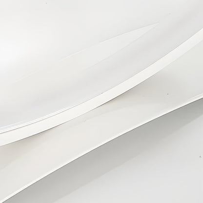 Modern Table Lamp C Shape Touch 3 Color Temp LED Silicone Shade Black White Bedside Desk 12 Inch