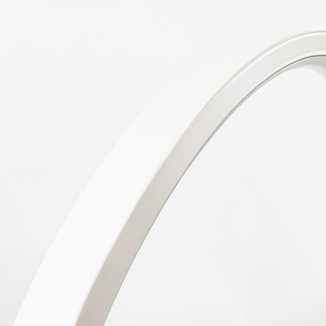 Modern Table Lamp C Shape Touch 3 Color Temp LED Silicone Shade Black White Bedside Desk 12 Inch