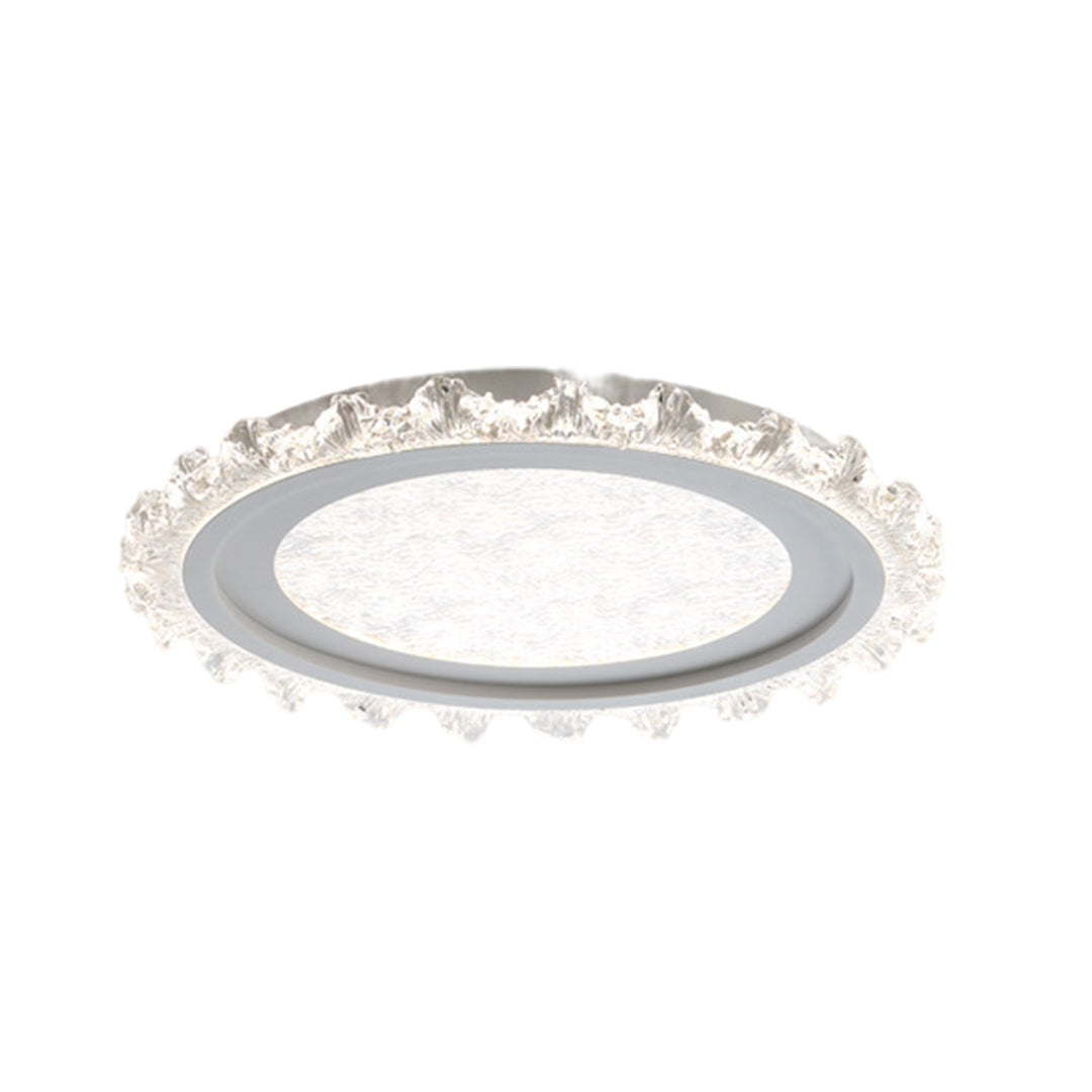 French Full Spectrum Ultra-Thin Flush Mount CRI 97 White Black Gold