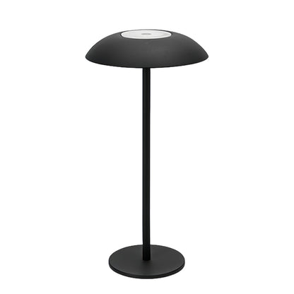 Minimalist Aluminium LED Table Lamp Remote Dimming Rechargeable Black White Brown