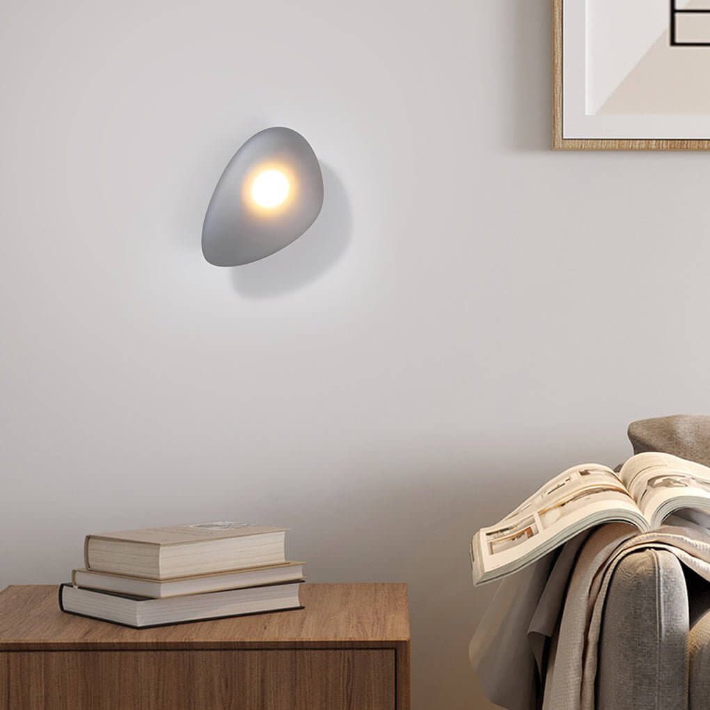 Pebble Glass Wall Sconce Modern LED Indoor Light