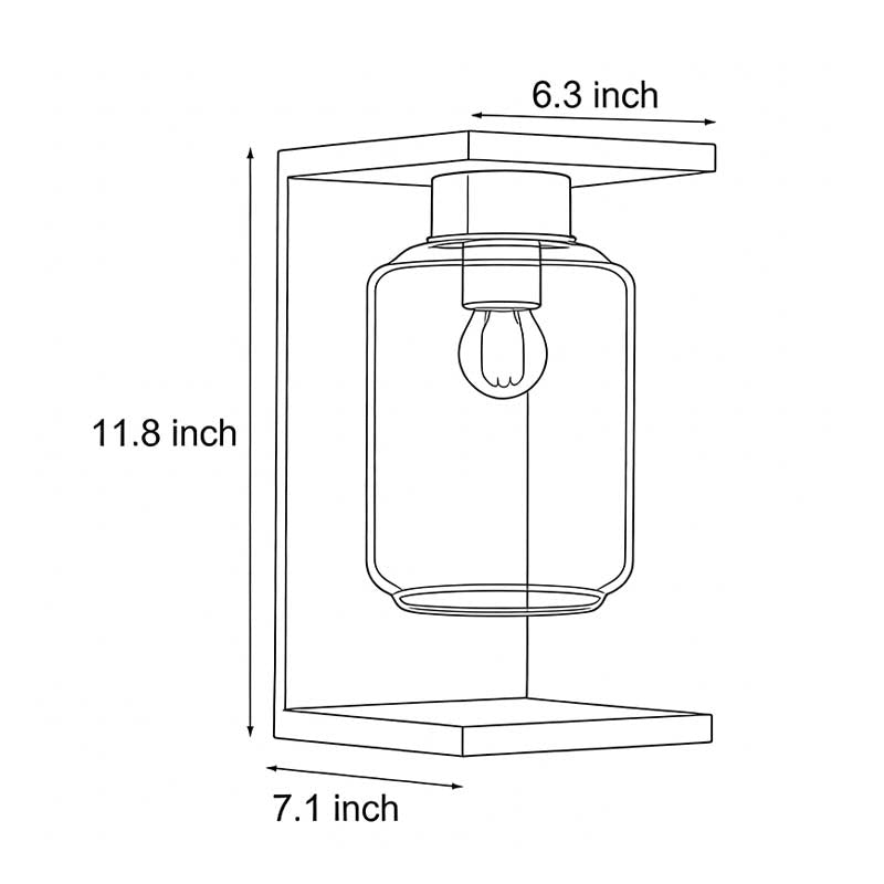 Modern Stainless Steel Glass Globe Outdoor Wall Sconce Solar/Hardwired E27