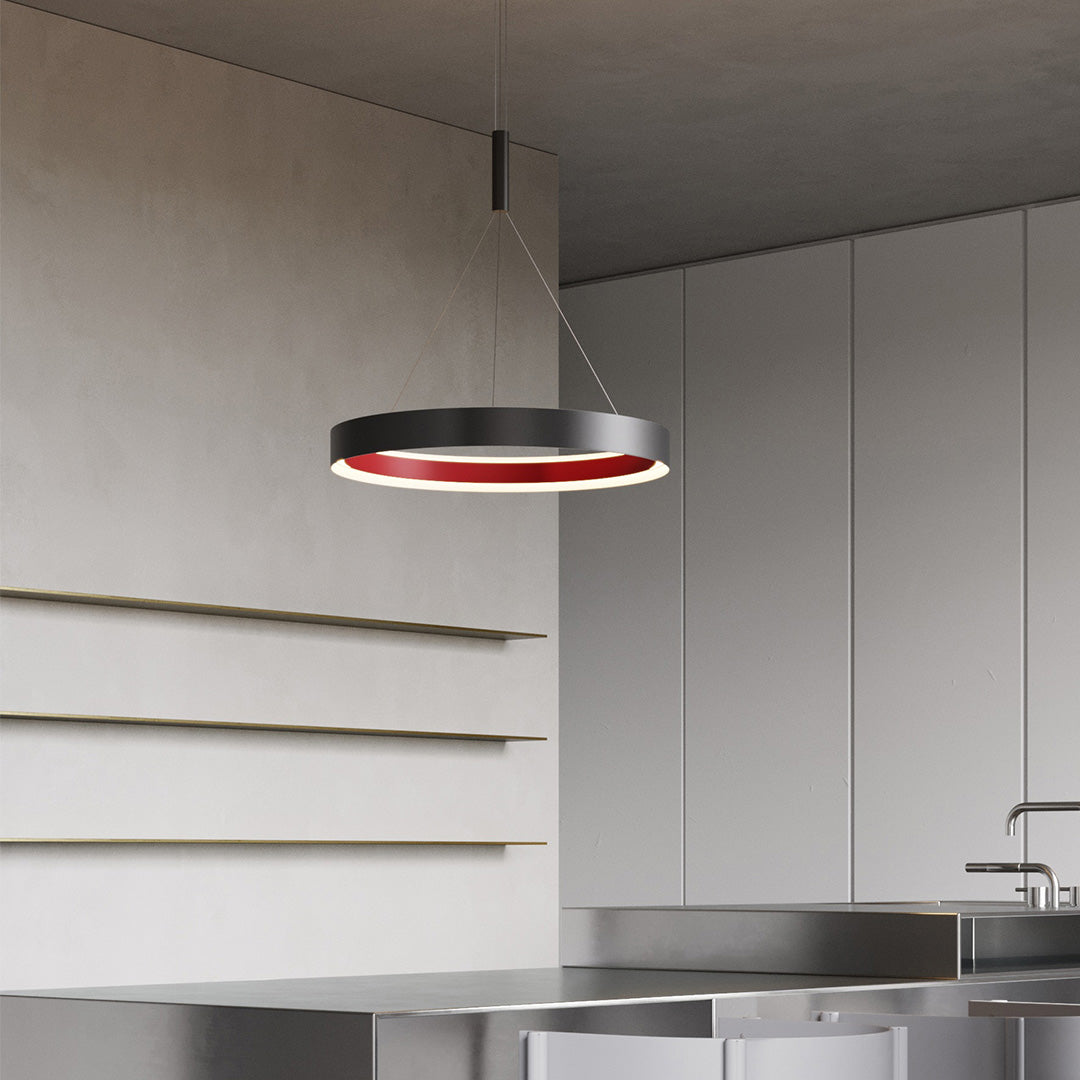 Modern Circular LED Ring Ceiling Chandelier