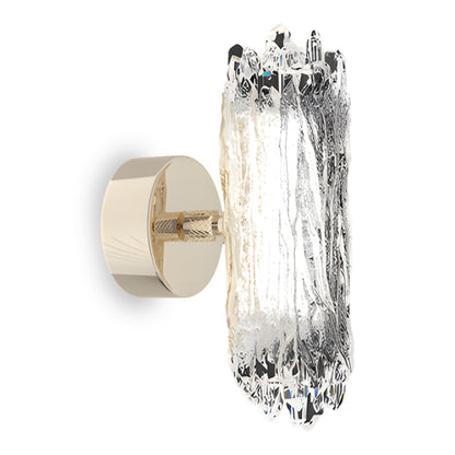 Modern Crystal LED Wall Sconce – Minimalist Gold Aluminum Luxury Wall Light