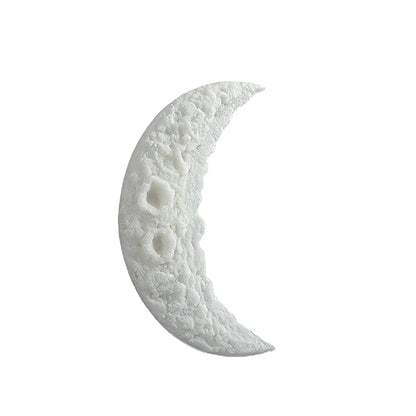 Crescent Moon LED Wall Sconce Dimmable Resin Bedroom Nursery Modern