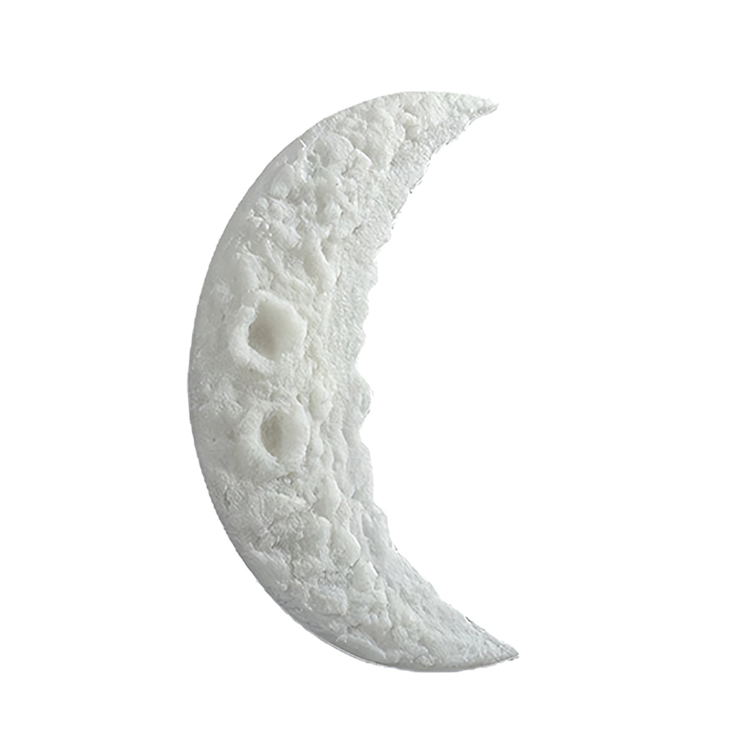 Crescent Moon LED Wall Sconce Dimmable Resin Bedroom Nursery Modern