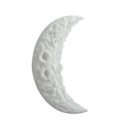 Crescent Moon LED Wall Sconce Dimmable Resin Bedroom Nursery Modern