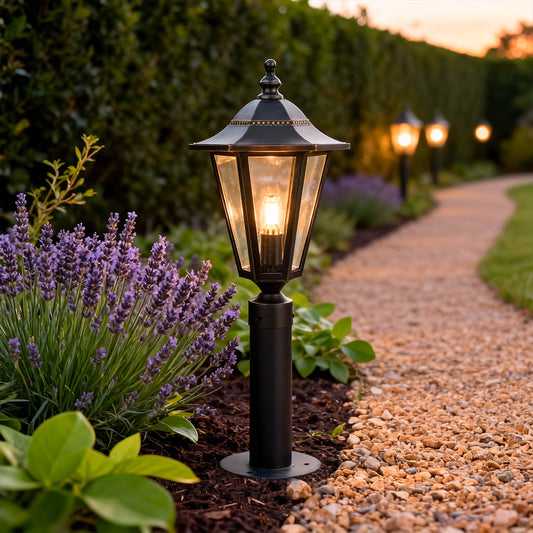 Copper Outdoor Landscape Path Light Waterproof Garden Walkway Lighting