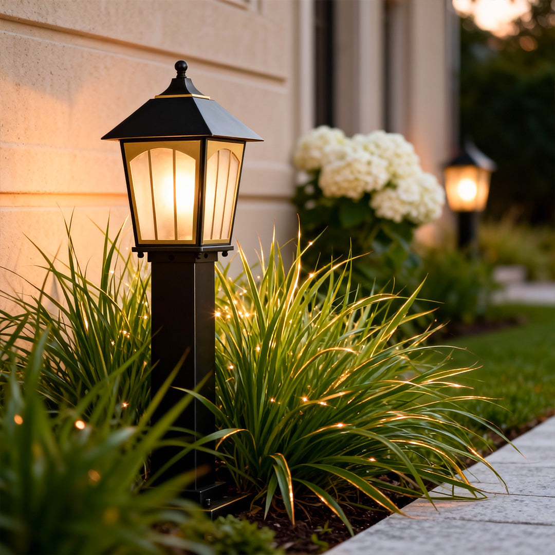 Copper Outdoor Path Light LED Waterproof Garden Landscape Walkway Lighting