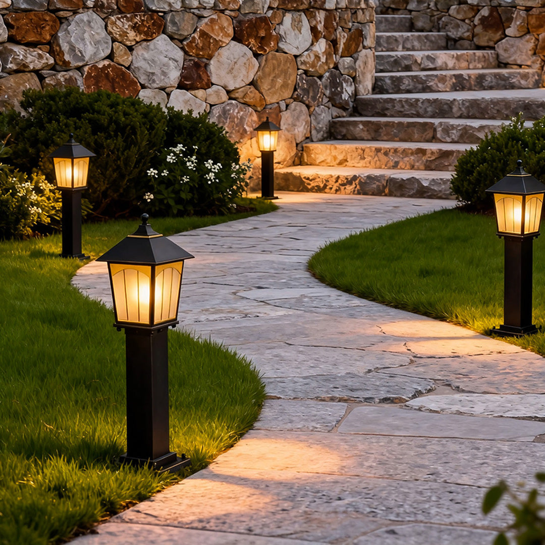 Copper Outdoor Path Light LED Waterproof Garden Landscape Walkway Lighting
