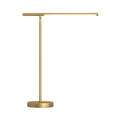Modern Table Lamp Linear LED 3 Color Temp Adjustable Brushed Copper Black 17 Inch
