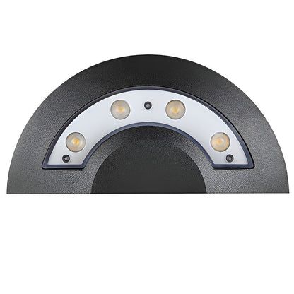 Creative Black Outdoor Wall Sconce 4-LED Directional Aluminum 3000K 85-265V