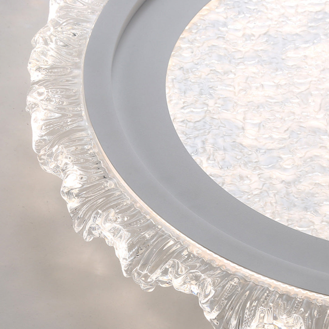 French Full Spectrum Ultra-Thin Flush Mount CRI 97 White Black Gold